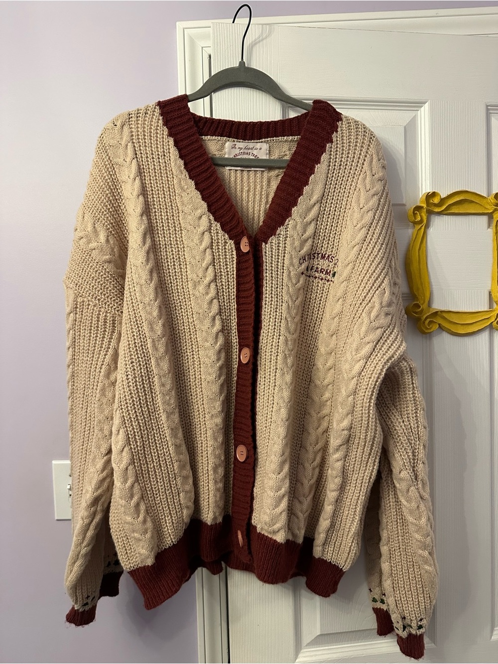 Taylor Swift Inspired Christmas Tree Farm Cardigan